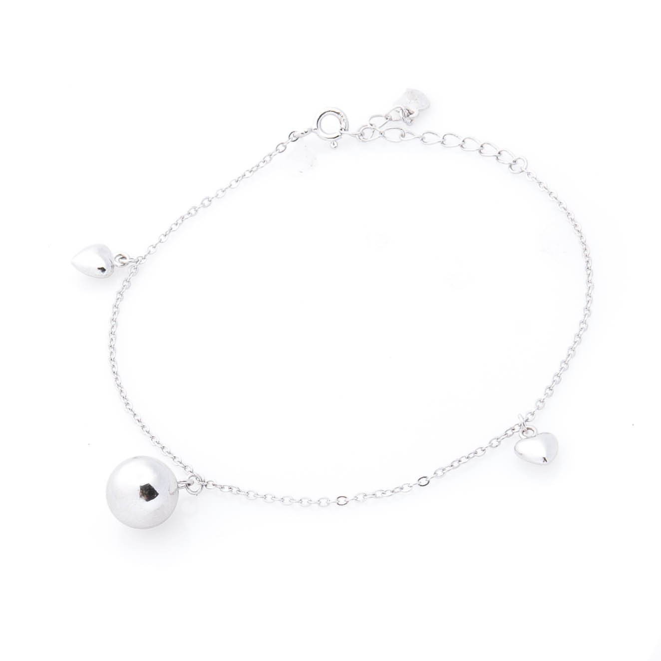

Серебряный браслет S-ONIKS «Сердечки» 22 см (3.2 г) модели 141263-3,2-22