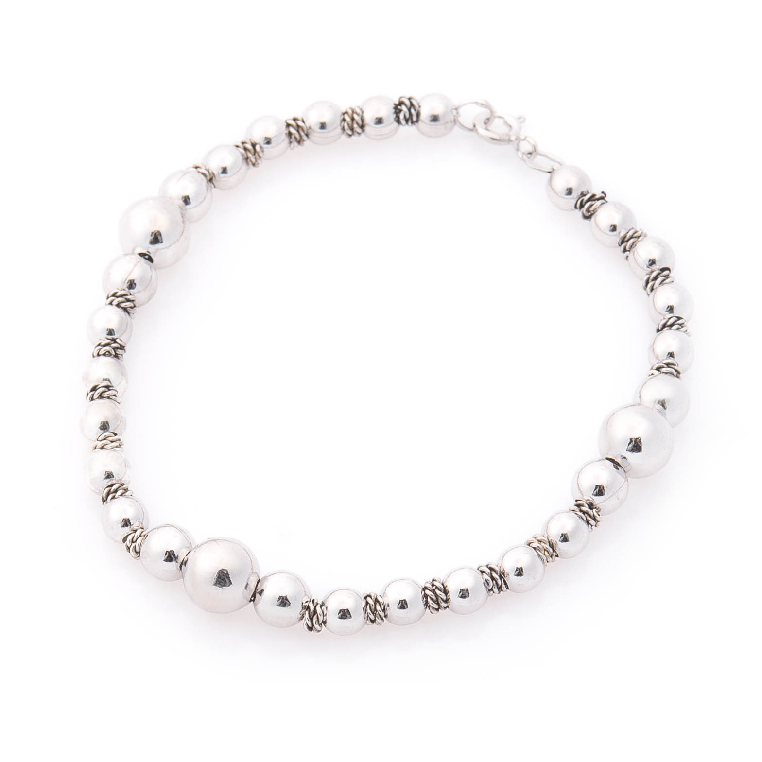 

Серебряный браслет S-ONIKS с шариками 20 см (15.2 г) модели 141304-15,2-20