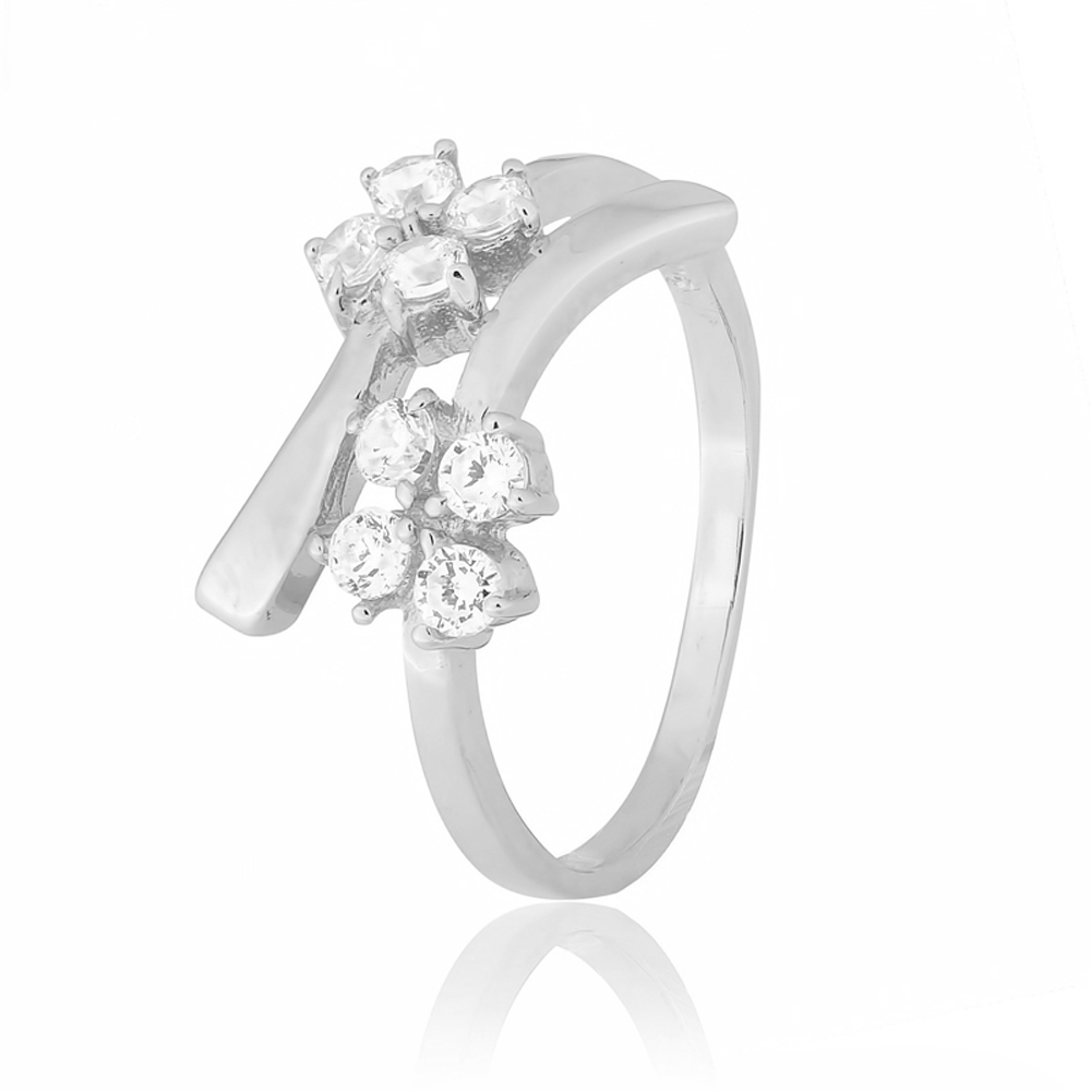 

Серебряное кольцо Silvex925 17.8 мм с фианитом (вес 3 г) модели К2Ф/304-И