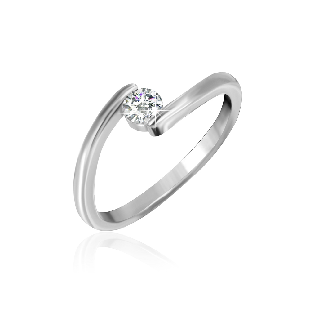 

Серебряное кольцо Silvex925 17.1 мм с фианитом (вес 1.6 г) модели К2Ф/713-Ж