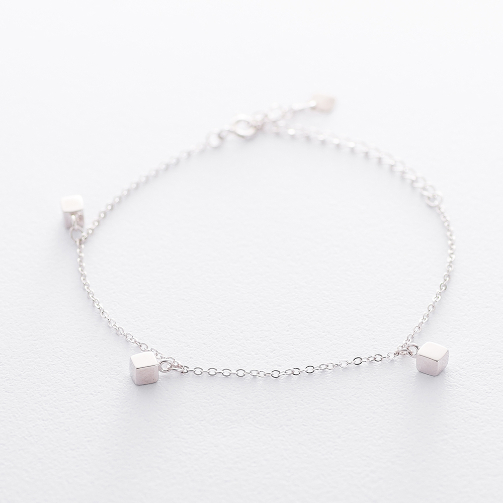 

Серебряный браслет S-ONIKS «Квадратики» 21 см (3.1 г) модели 141281-3,1-21
