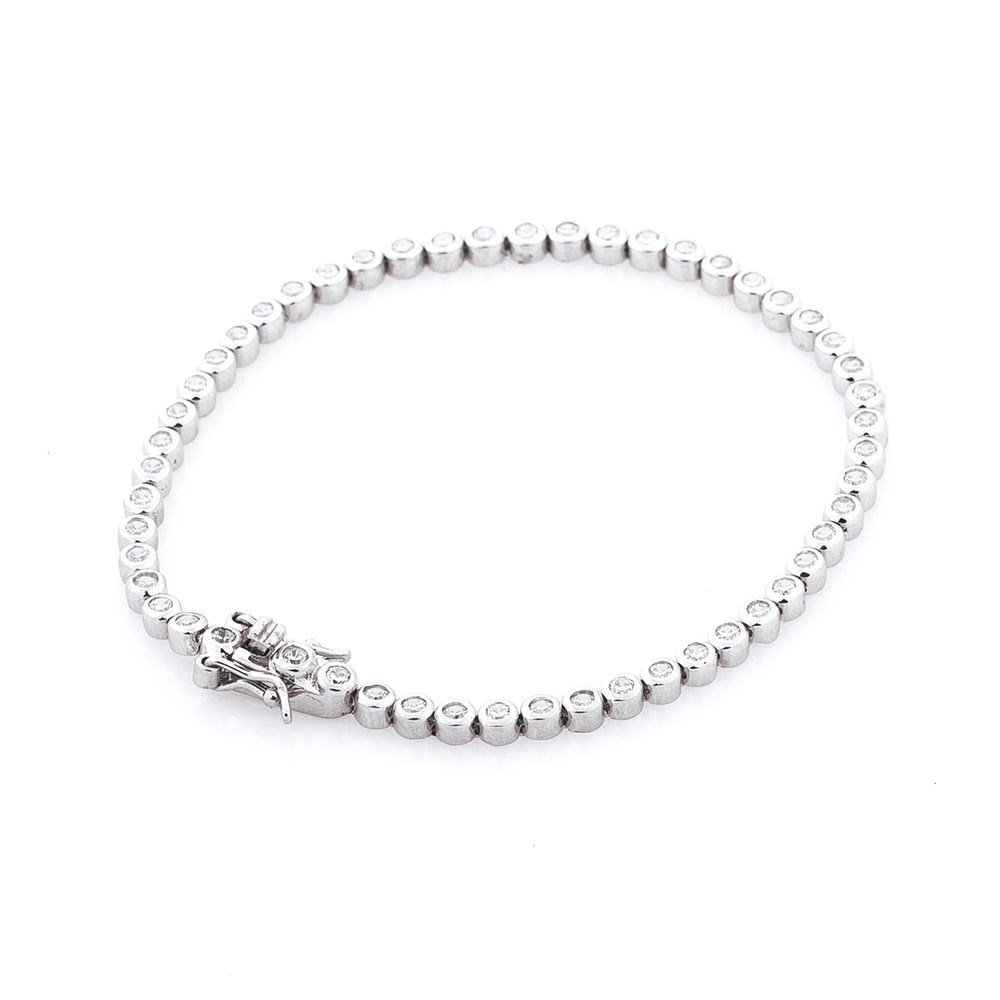 

Серебряный браслет S-ONIKS 19 см с фианитом (7.3 г) модели 141087-7,3-19