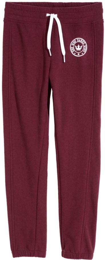 

Спортивные штаны H&M 1hm042000115 164 см Бордовые