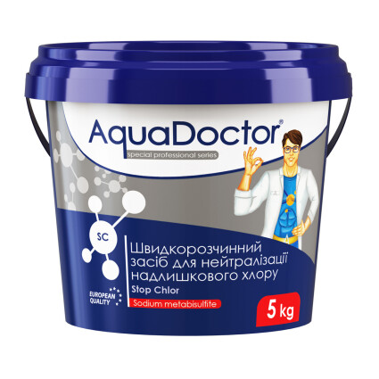 

Средство для нейтрализации избыточного хлора AquaDoctor SC Stop Chlor 5кг
