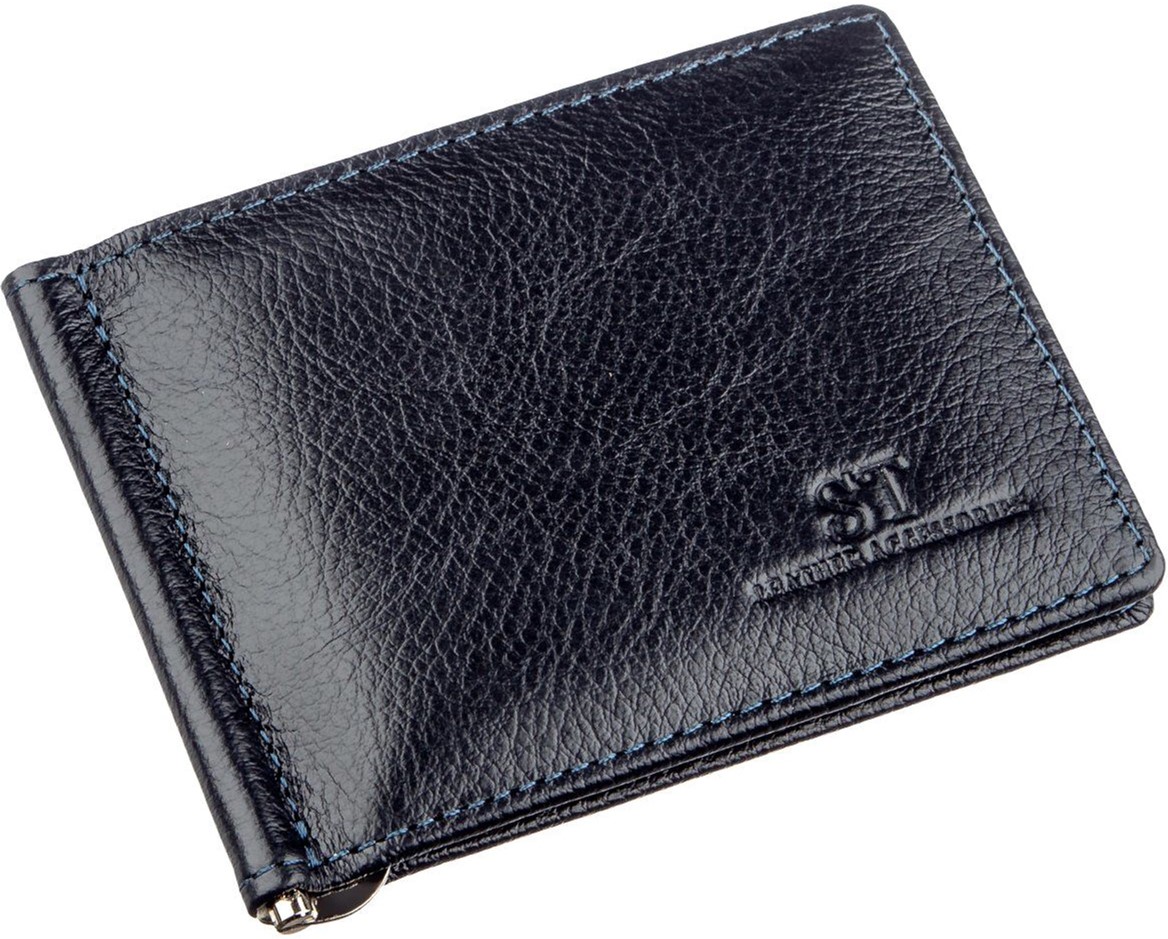 

Зажим для денег ST Leather Accessories 18944 Синий