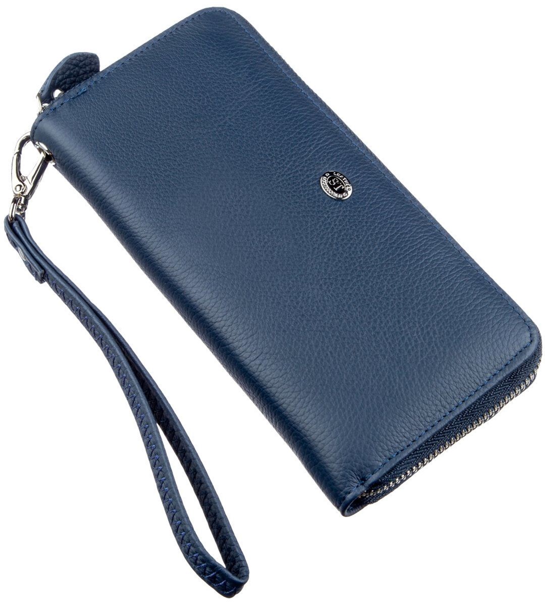 

Женский кошелек кожаный ST Leather Accessories 18929 Синий
