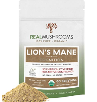 

БАД Ежовик гребенчатый органик Real Mushrooms Lion's Mane 60 г