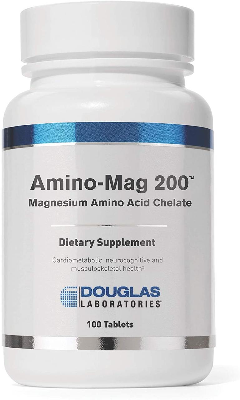 

Витамины Douglas Labs Amino-Mag 200 200 мг 100 таблеток