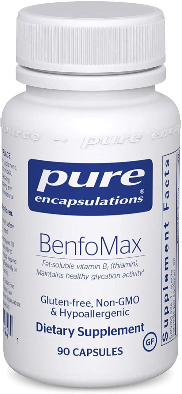 

Витамины Pure Encapsulations BenfoMax B1 90 капсул
