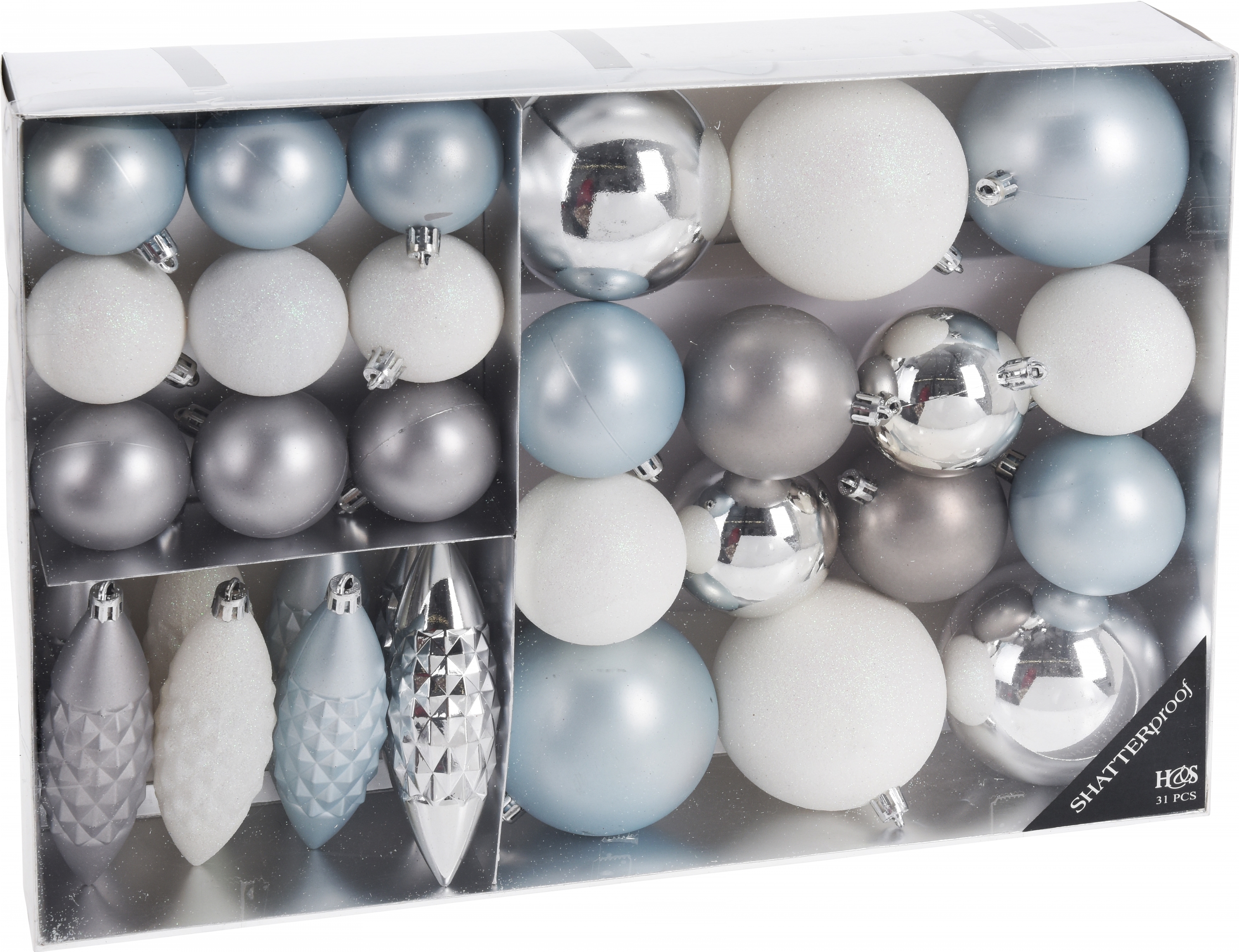 

Набор елочных игрушек Home & Styling Collection 31 шт (CAN207320)