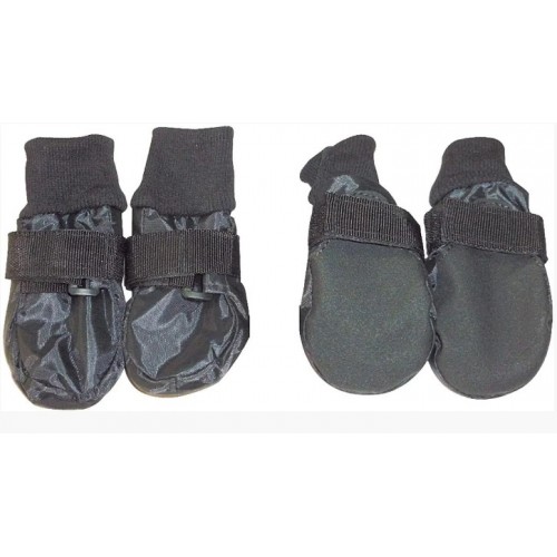 

Ботинки для собак на липучке Croci Scarpe Per Cani нескользящая подошва черные XL
