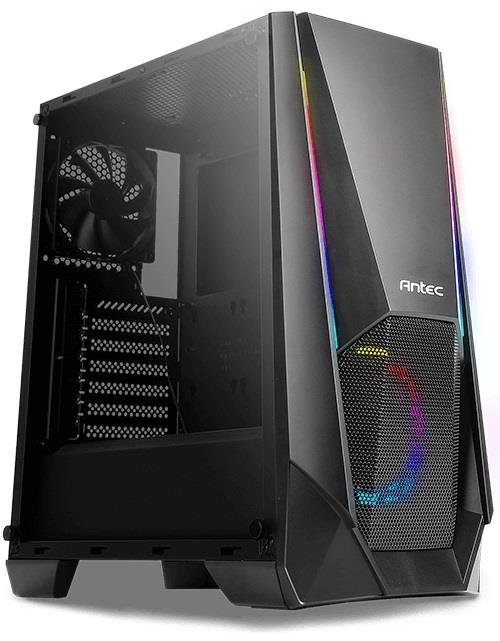 

Корпус Antec NX310 Gaming,MidT, 2*USB2.0,1*USB3.0,1*120мм +1*120ммARGB,стекло(бок.пан.),безБП,черный