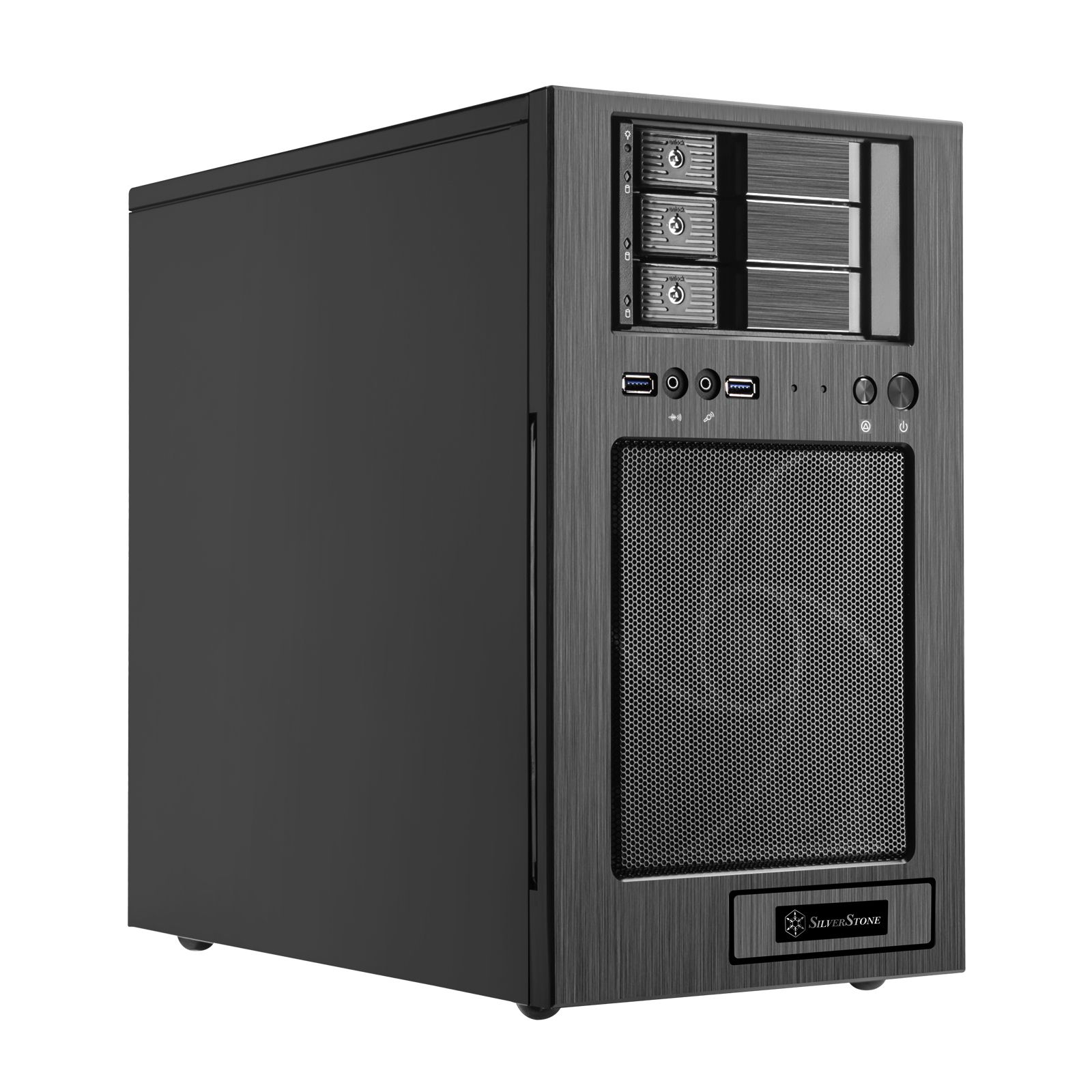 

Корпус SilverStone STORAGE S330B,Micro ATX,USB 3.0*2,1*180мм,безБП,черный