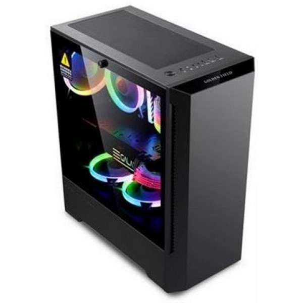 

Корпус Golden Field 7682(P2B) Black без БП
