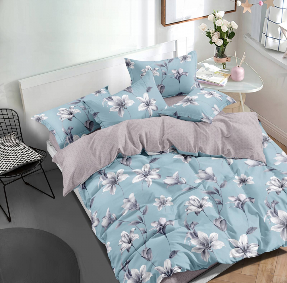 Комплект постельного белья Komfort-tekstil Ваниль, сатин (Двуспальный ...