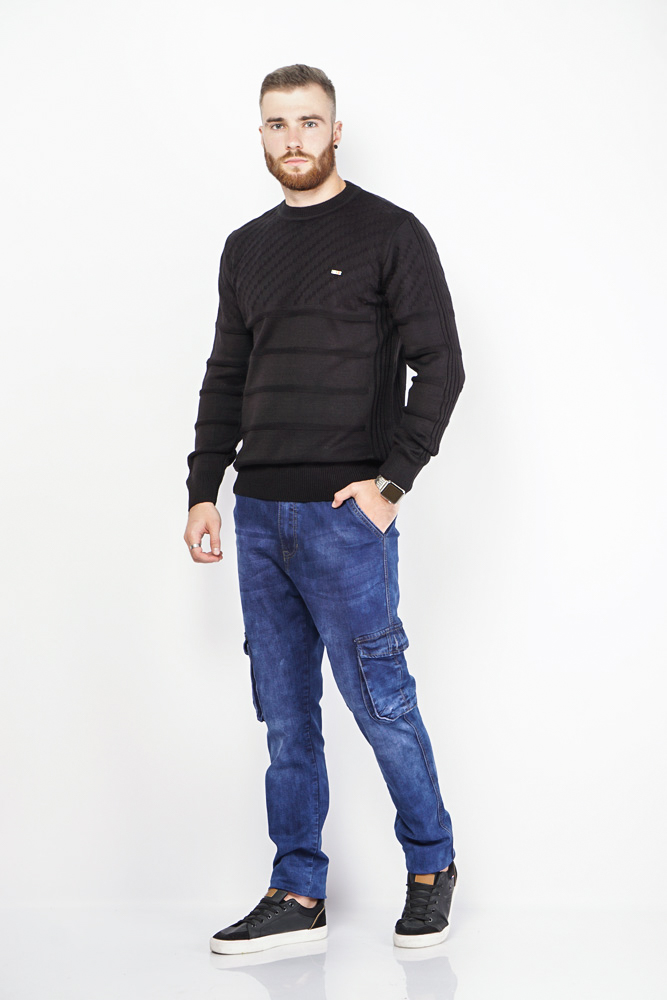 

Джемпер мужской Time of Style 85F056 M Черный