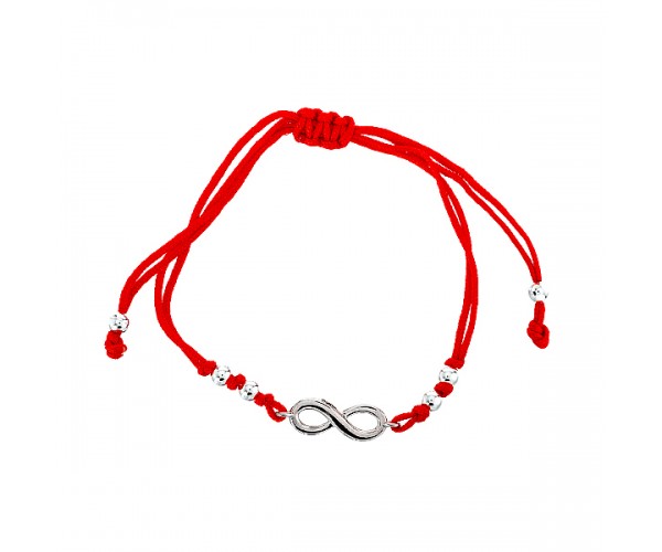 

Браслет на нити шамбола Бесконечность 75132