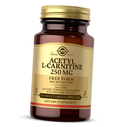 

Acetyl L-Carnitine 250 Solgar 30вегкапс (02313002)