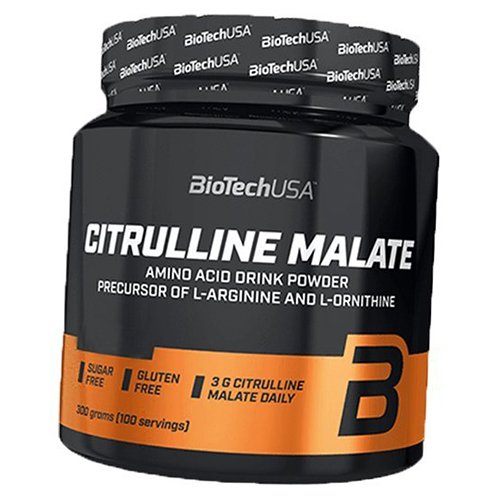 

Цитруллин Малат, Citrulline Malate Powder, BioTech (USA) 300г Зеленое яблоко (27084020)