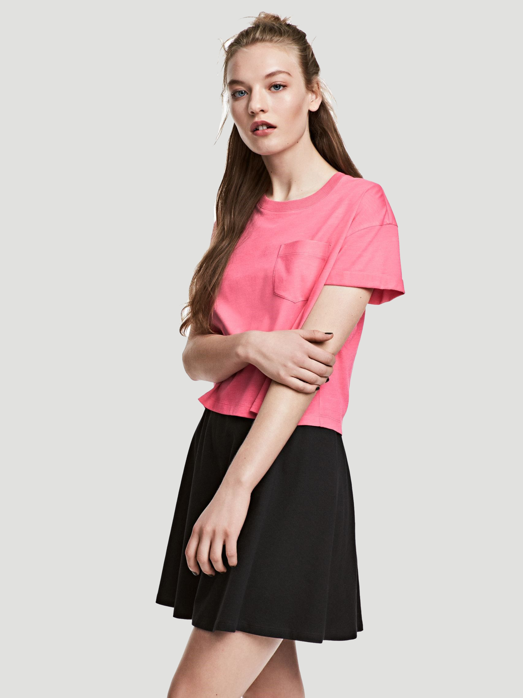 

Футболка H&M 411413512  Розовая, Футболка H&M 411413512 S Розовая