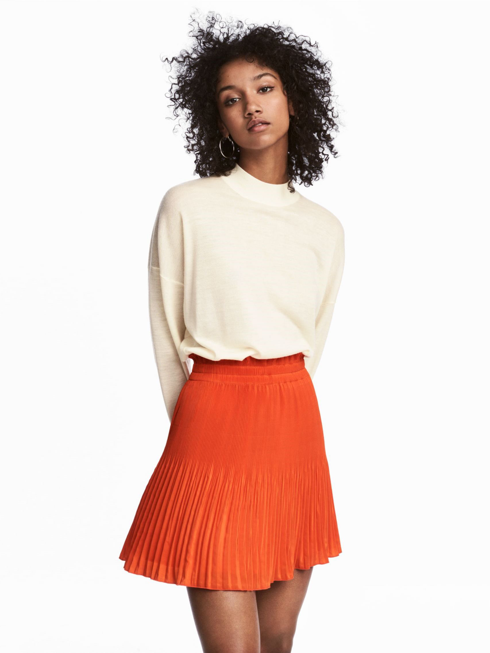 

Юбка H&M 536162612 42 Оранжевая
