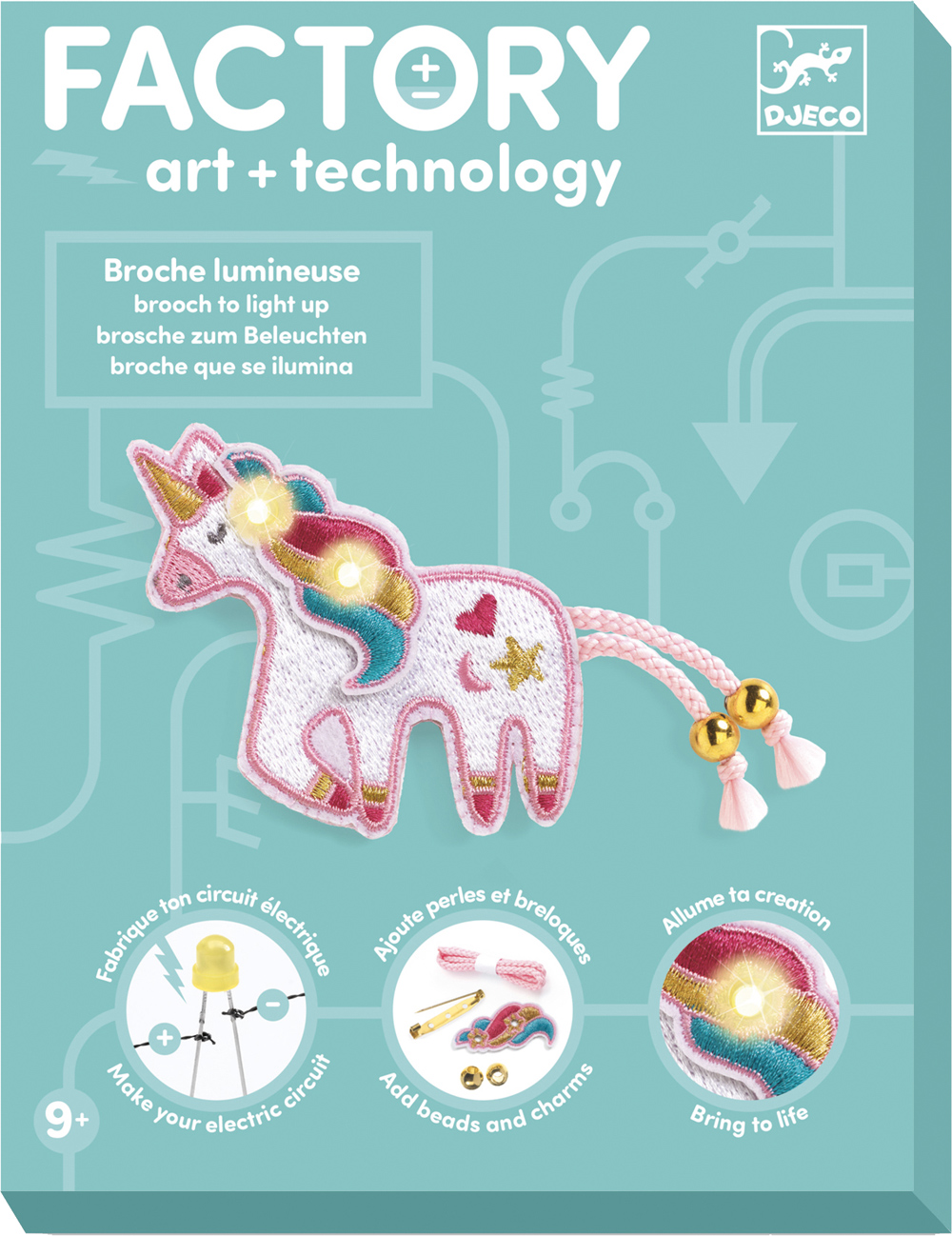 

Набор для творчества Djeco Брошь Sweet Unicorn E-textil (DJ09321) (3070900093218)