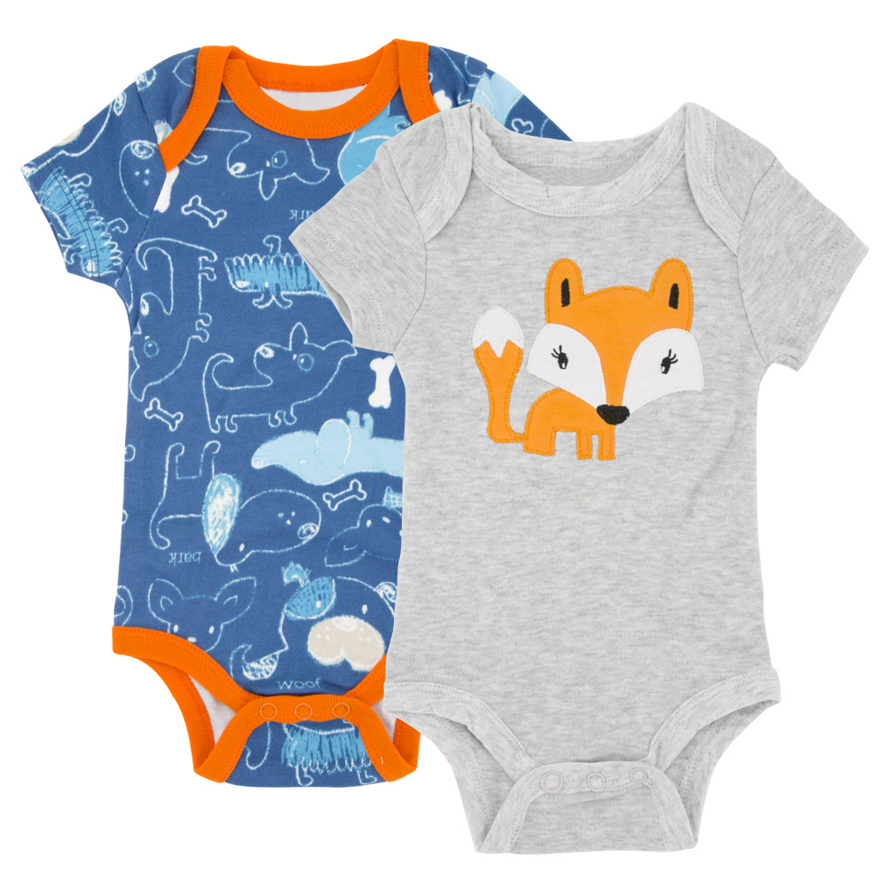 

Боди детский Fox friends (2шт.) Berni Kids (62 / 3-6 мес) Серый (52039)