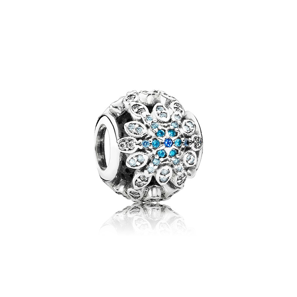 

Серебряный Шарм Пандора Блестящая Снежинка 791760NBLMX