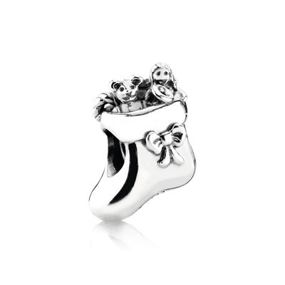 

Серебряный Шарм Пандора Рождественский Носок 791038