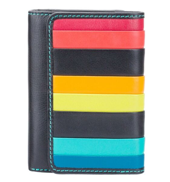 

Женский кожаный кошелек Visconti str3 blk m с защитой RFID