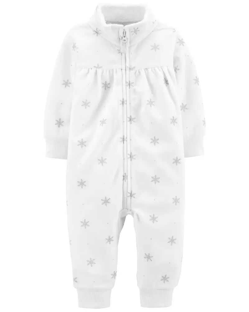 

Флисовый человечек Carters 1J166310 Снежинки 9М 69-72 см