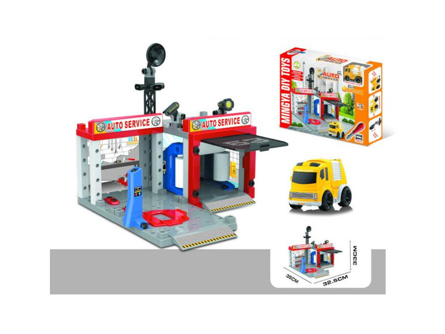 

Парковка-конструктор MENGYA DIY TOYS Станция техобслуживания (MY3101)