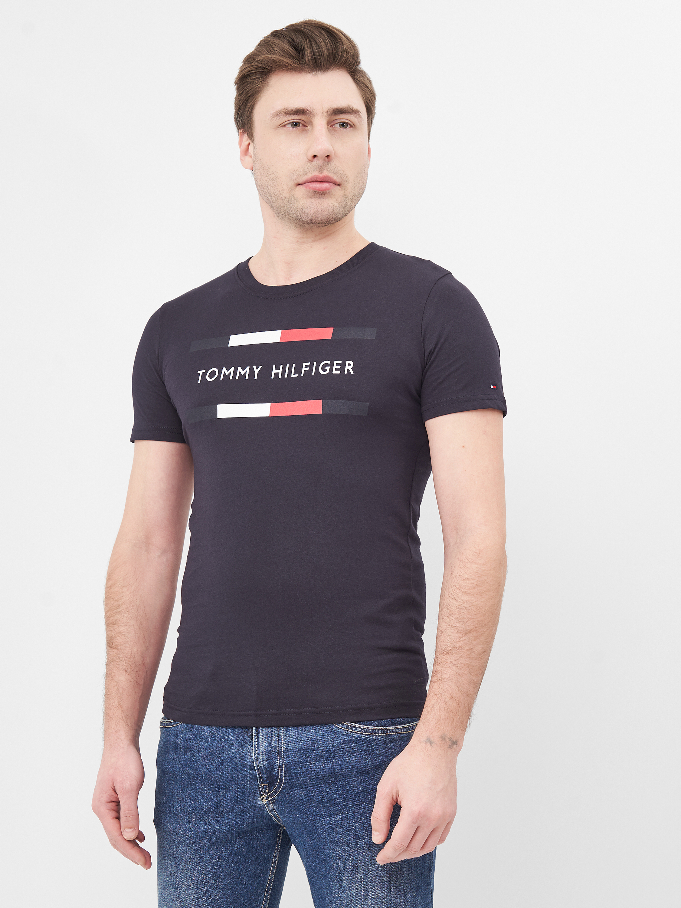 

Футболка Tommy Hilfiger 10308.3 S (44) Темно-синяя