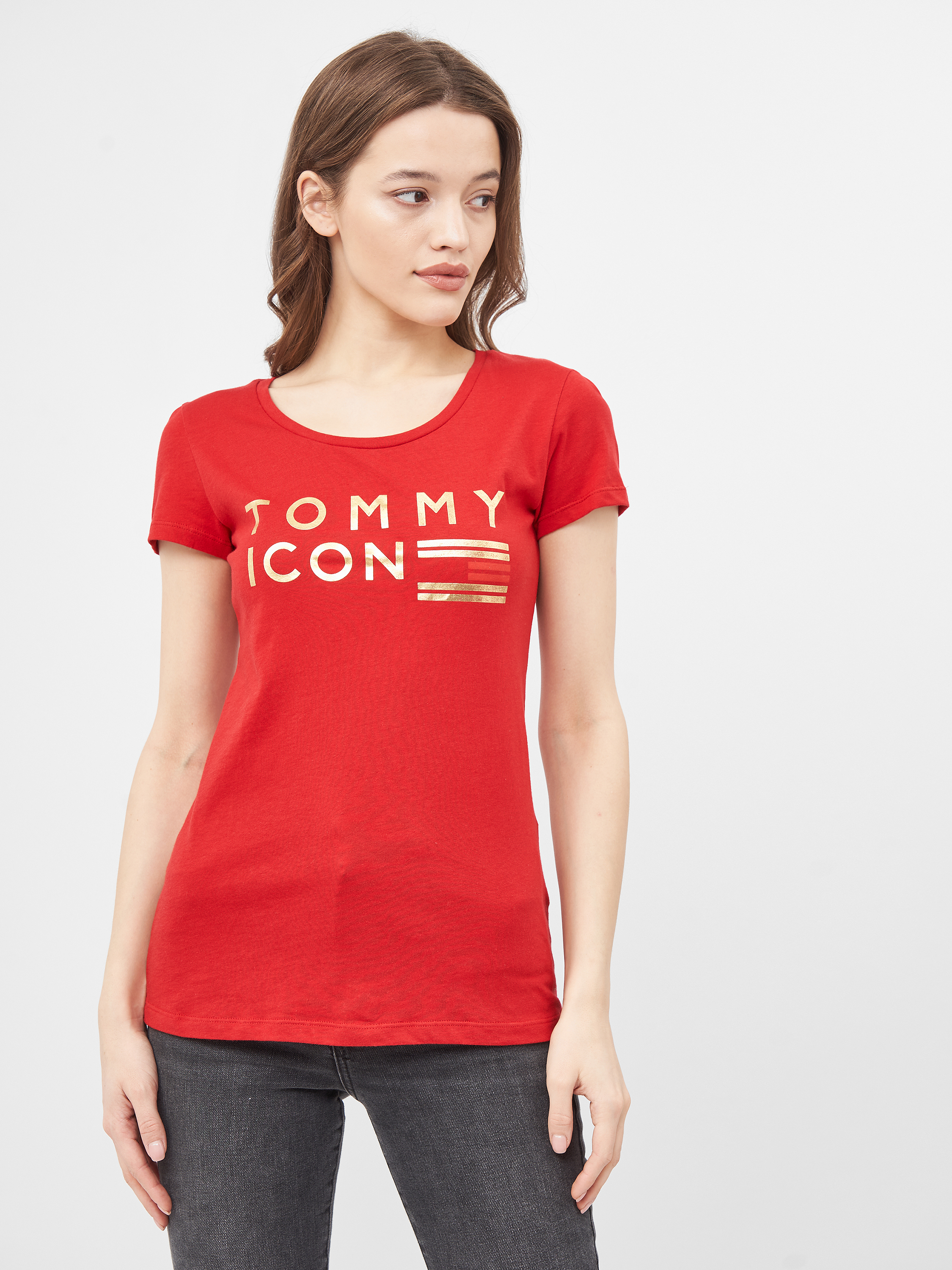 

Футболка Tommy Hilfiger 10048.2 S (42) Бордо