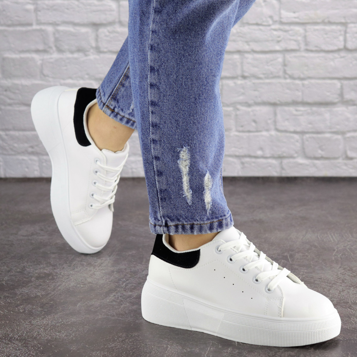 

Женские кеды Fashion Brady 1656 39 размер 24 см Белый