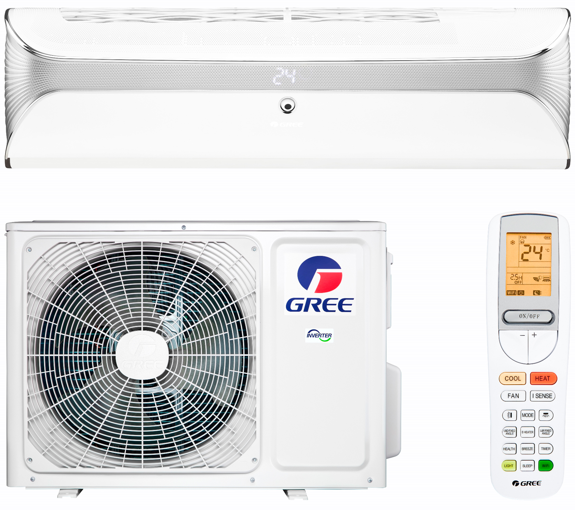 

Кондиционер GREE GWH18AKC-K6DNA1A (Soyal Inverter Wi-Fi) R32