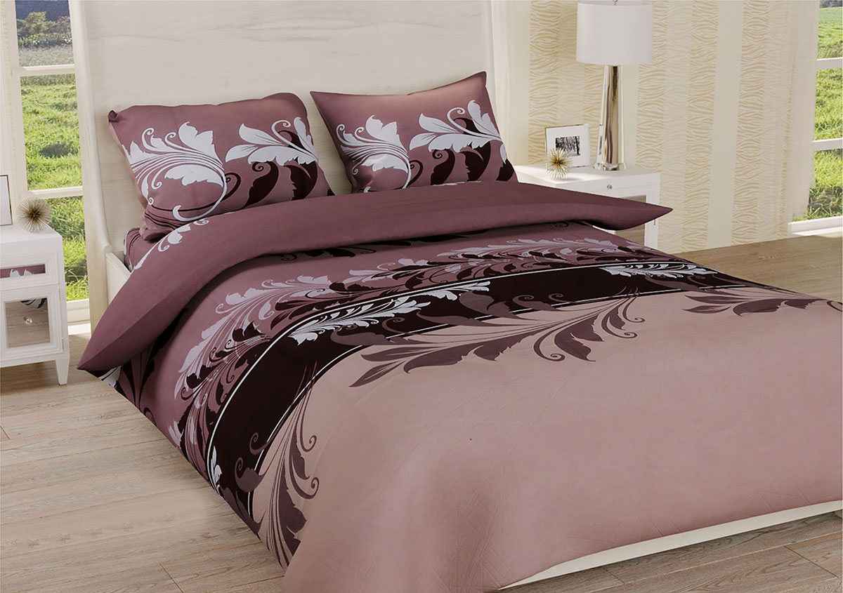 

Постельное белье Ранфорс Органик Р 386 Leleka-Textile полуторный цветной (1262/2620)