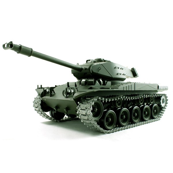 

Танк Heng Long Bulldog M41A3 на радиоуправлении 1:16 с пневмопушкой и и/к боем (Upgrade)