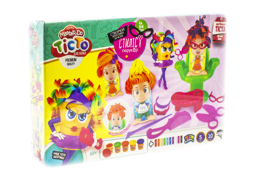 

Набор теста для лепки Master-Do Стилист укр Dankotoys (TMD-13-01U) (104682)