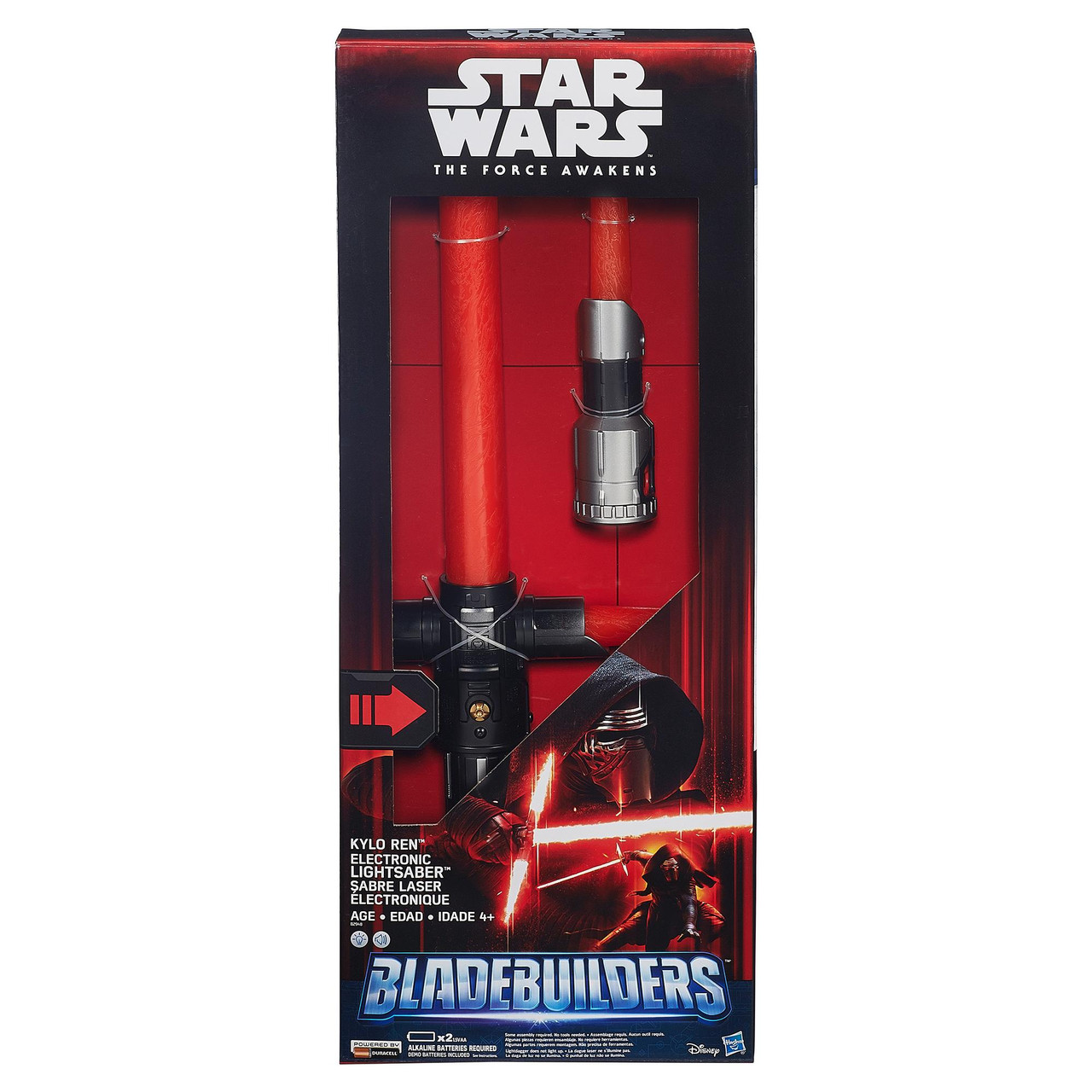 

Электронный раскладной световой меч Кайло Рэна - Electronic Lightsaber Kylo Ren, Star Wars, Hasbro - 138258