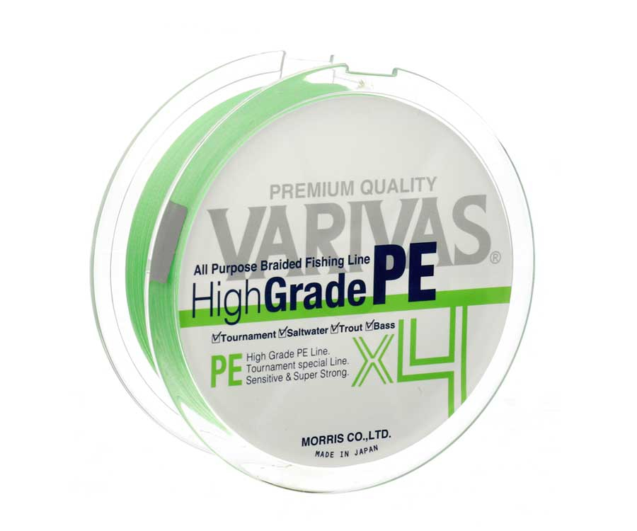 

Шнур Varivas High Grade PE X4 Flash Green 150м #0.8 (арт.3838RB-713898)