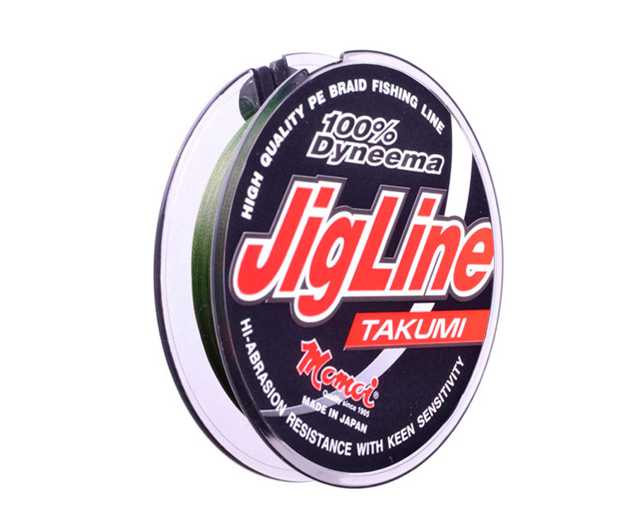 

Шнур Momoi JigLine Takumi Moss Green 130м 0.12мм (арт.3838JLT130-12G)