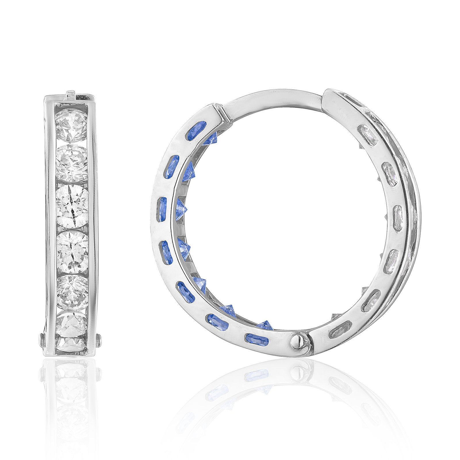 

Серьги из белого золота с Swarovski Zirconia 1629414