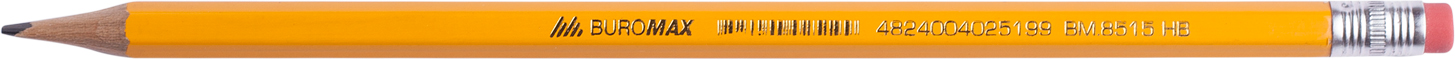 

Набор графитовых карандашей Buromax HB с ластиком 144 шт (BM.8515)