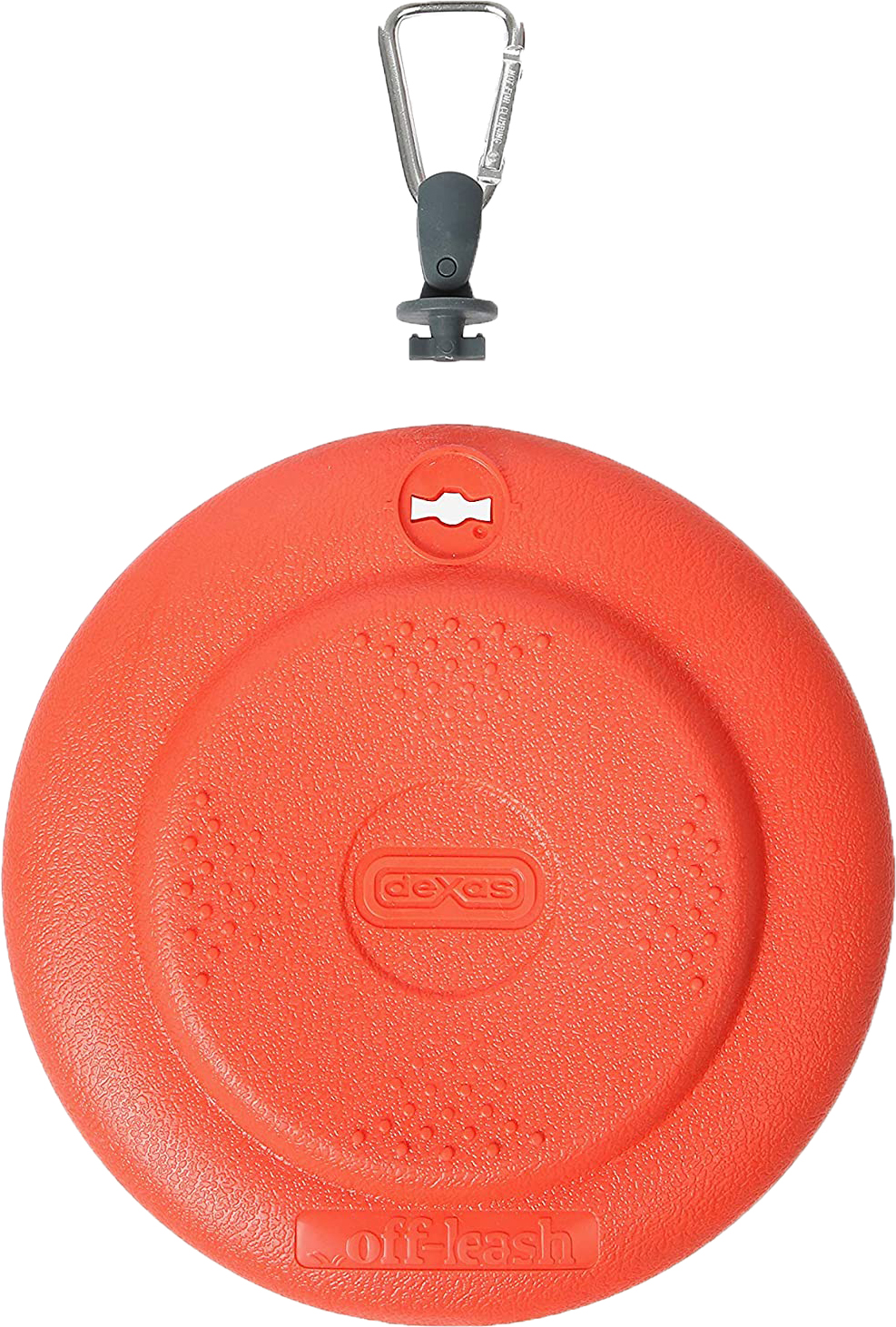 

Летающая тарелка с карабином Dexas Flyer Offleash 22 х 6 х 22 см Оранжевая (PWT010-2027)