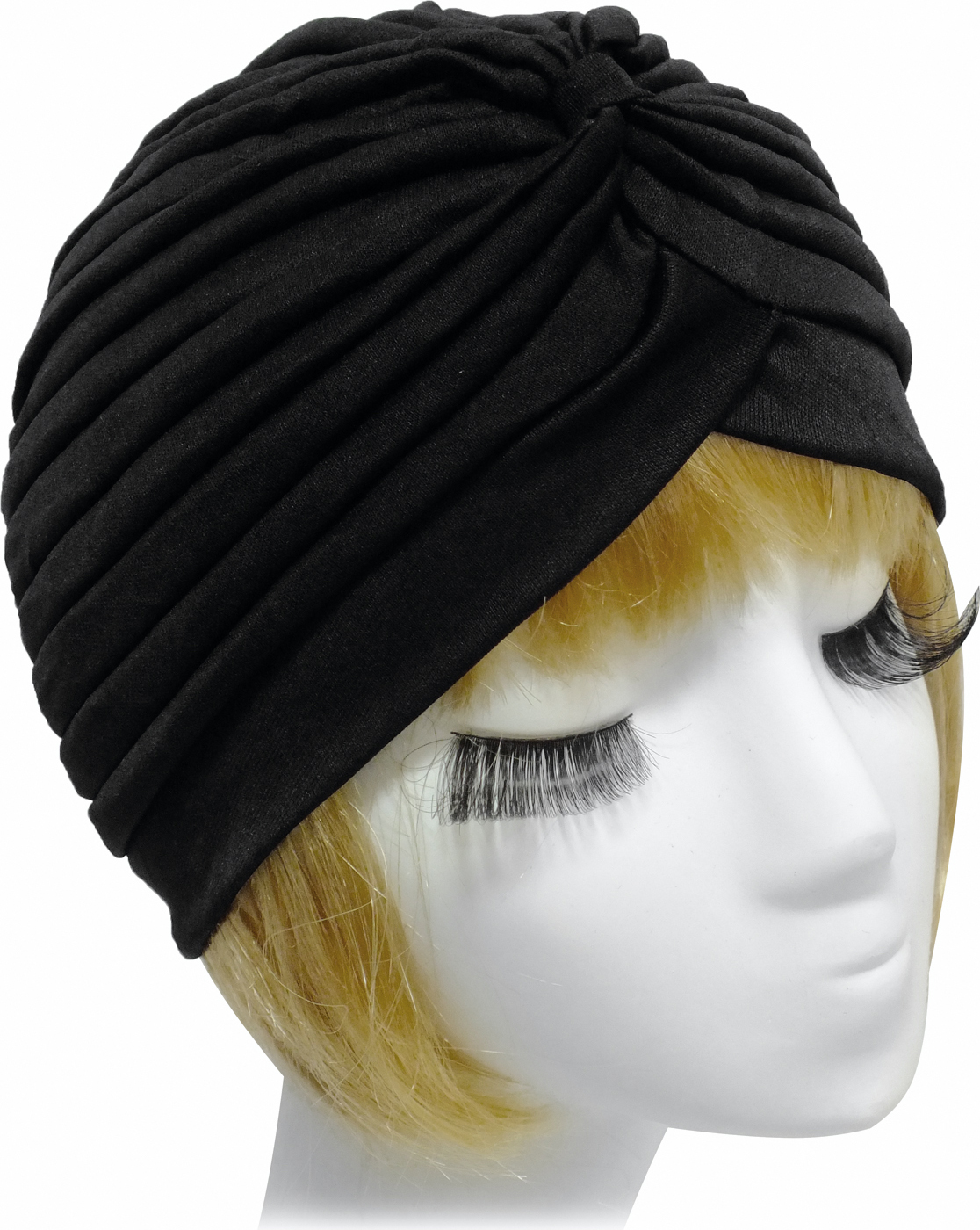 

Чалма Seta Decor Knit 18-451BLK-BL Черная с голубым