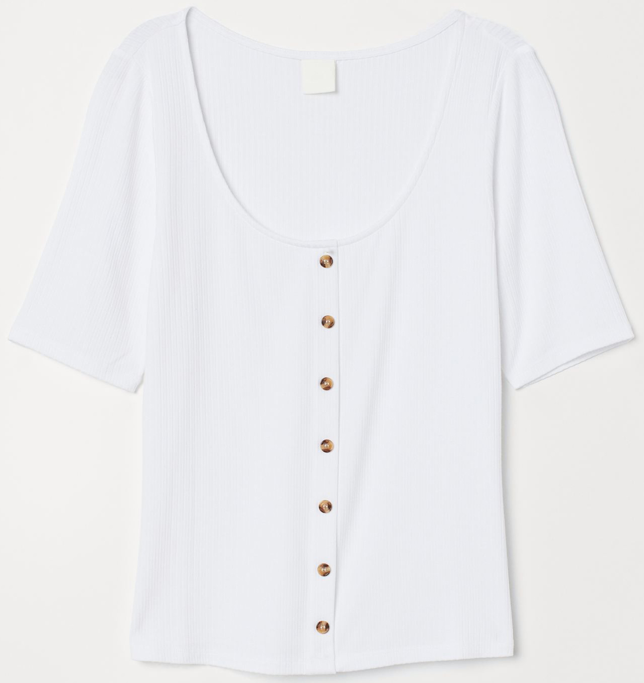 

Футболка H&M 611-8323591 M Белая