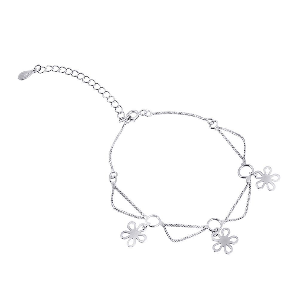 

Серебряный браслет Silvex925 16+5 см (вес 2.5 г) модели Б2/421