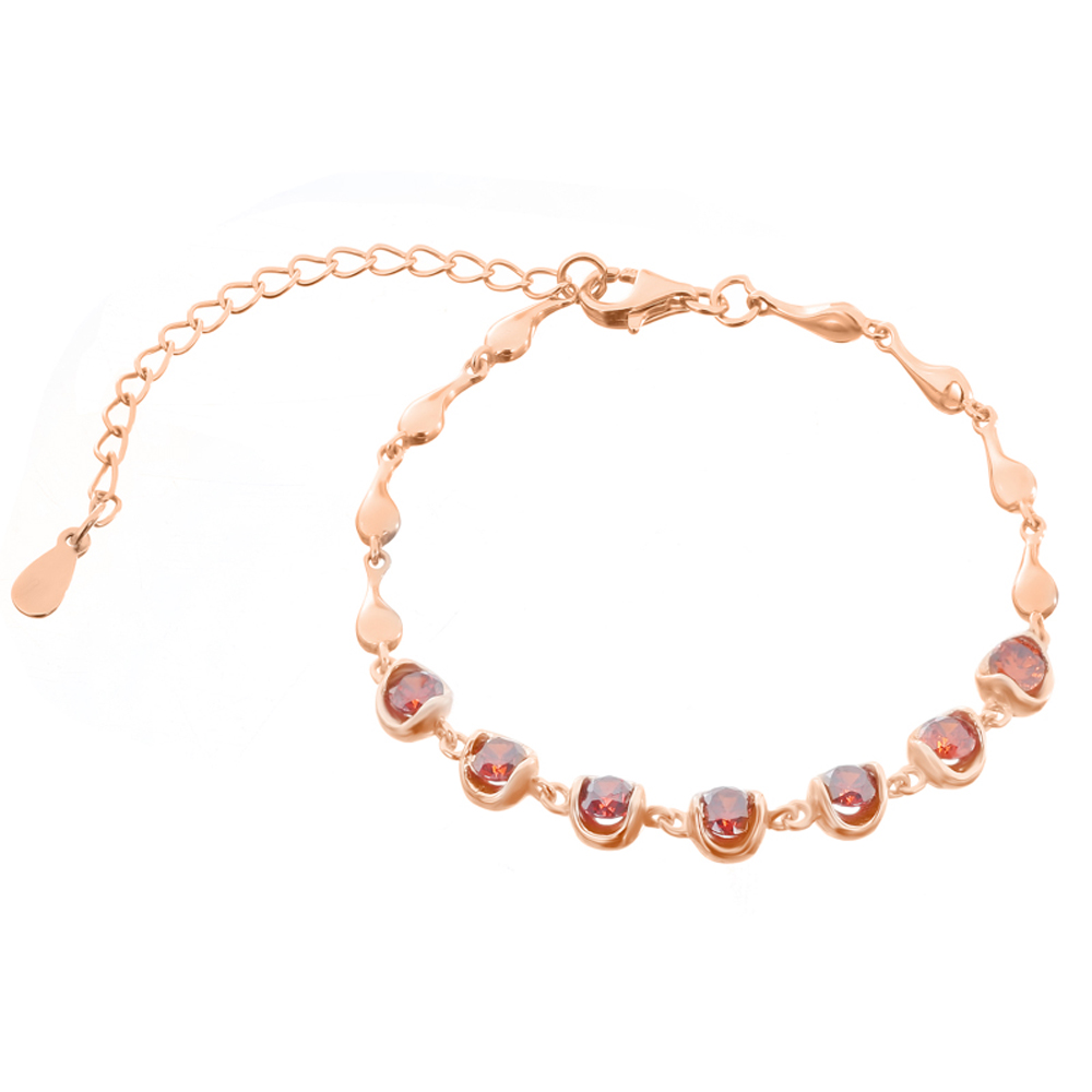 

Серебряный браслет Silvex925 16+5 см с фианитом (вес 6 г) модели Б3ФГ/459