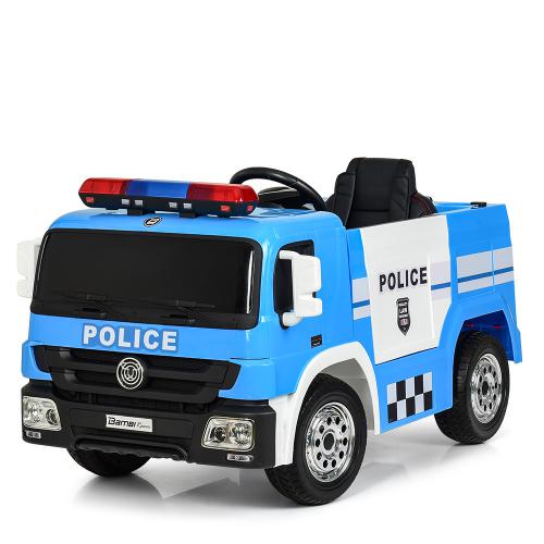 

Детский электромобиль Bambi Полиция M 4076EBLR-4 синий